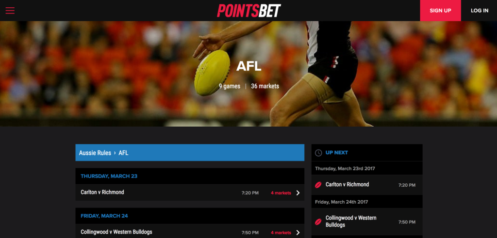 PointsBet: New Australian Sports Bookie